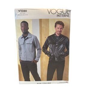 Vogue V2080 Men's Jacket Sewing Pattern Size 44-52 Modern Design